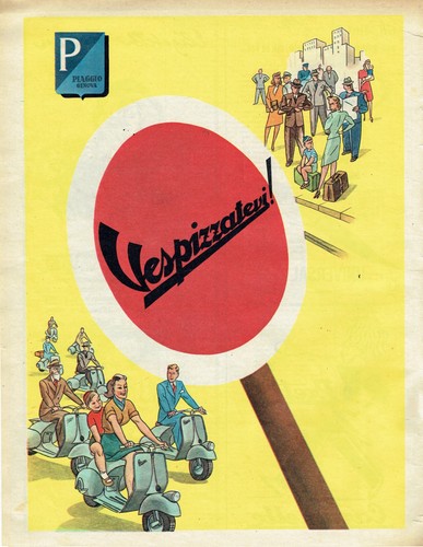 Vespa piaggio anno 1952 - vespa,
