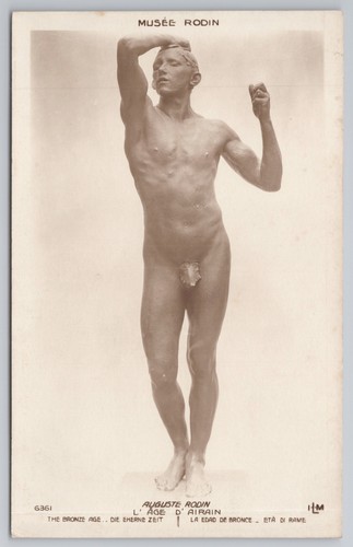 Auguste rodin age airain - l, d