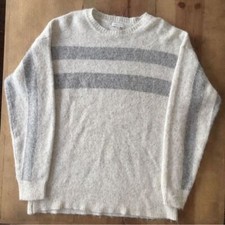 Oversized Cozy ASOS Topshop Sweater, White, Sized Medium 8-10, can fit up to XXL