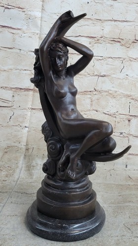 Vintage bronzo statua roche - vintage,