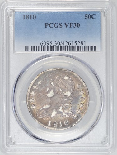 1810 capped bust half dollar - bust,
