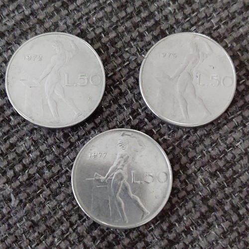 Repubblica italiana lire - italiana, 50