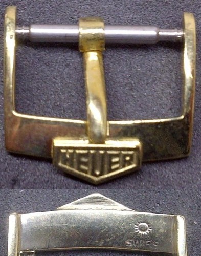 Original heuer buckle - original, fibbia