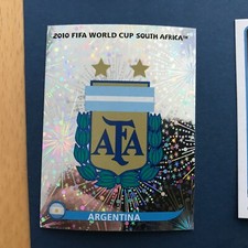 Panini Africa 2010 figurina Argentina scudetto n 107 da bustina appena sbustata