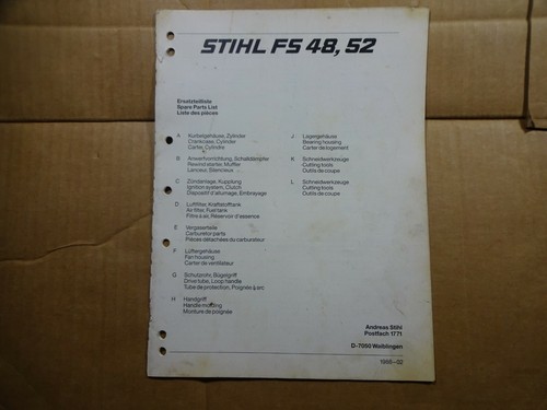Catalogo ricambi