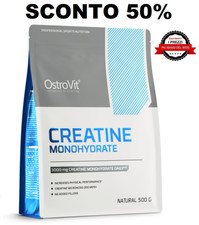 PURA CREATINA MONOIDRATO PURA 500 Grammi  MESH200 Vegan OSTROVIT