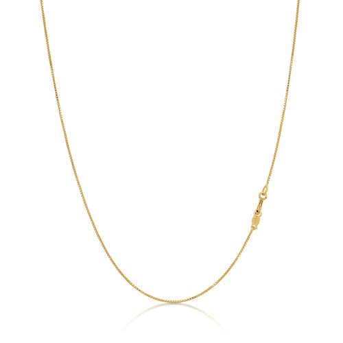 Collana catena scatola - , argento