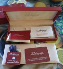 Dupont scatola originale con ricarica e carta garanzia Dupont per penna. Dupont.