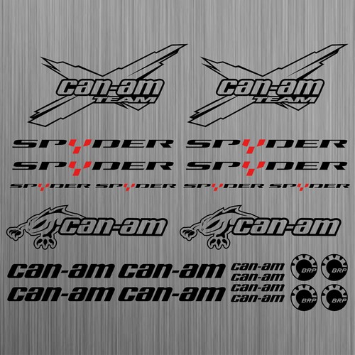 Adesivo can canam - adesivo, team