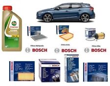 Tagliando Filtri Bosch per Volvo V40 ( 525 ) D2 88 Kw 120 Hp + 5 Litri Olio