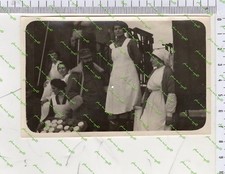 D161-3) FOTO  WW I TRENO OSPEDALE CROCE ROSSA INFERMIERE  MATERIALE MEDICO TRENO