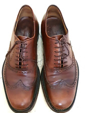 CALZATURA ARTIGIANALE VERA PELLE MARRONE  UOMO N° 40 (MADE IN ITALY)