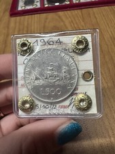 REPUBBLICA ITALIANA 500 LIRE CARAVELLE 1964 sigillata SPL+ SUBALPINA