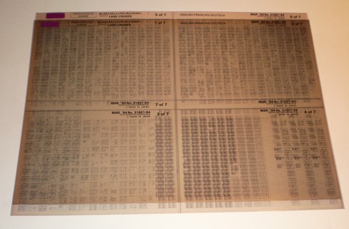 Microfiche catalogo ricambi - microfiche,
