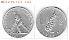 REPUBBLICA ITALIANA LIRE 2