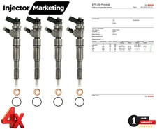 4x 0445110216 Iniettore