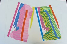 UMBERTO BUSCIONI " ALTALENA "   - Serigrafia a colori -