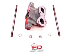 COLLETTORE ASPIRAZIONE CARBURATORI 40A48 MONO CONDOTTO + PRIGIONIERI FIAT500 126