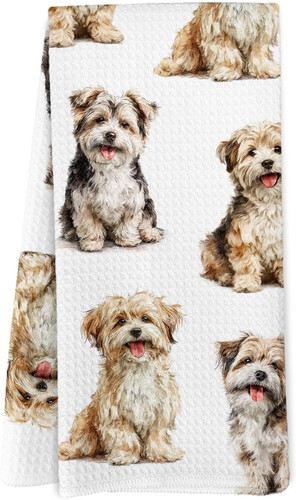 Morkie regali asciugapiatti - morkie,