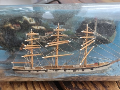 Diorama vintage alberi nave - alberi,