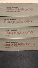 STORIA DI ROMA ANTICA, Theodor Mommsen; 2 voll. in 4 tomi, SANSONI 1984