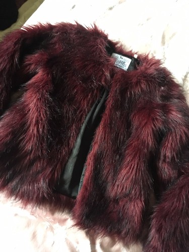 Giacca elegante pelosa - , nera