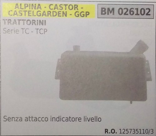 Serbatoio completo trattorino - completo,