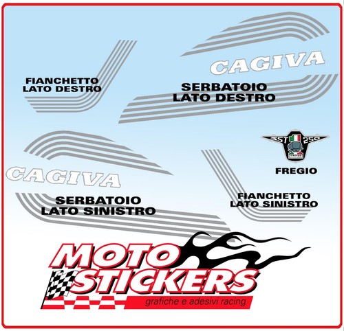 Cagiva sst 250 kit - 250, adesivi