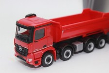 Herpa 954662 Mercedes-Benz Arocs M cassone ribaltabile tondo camion 4 assi 1:87 H0 NUOVO IMBALLO ORIGINALE