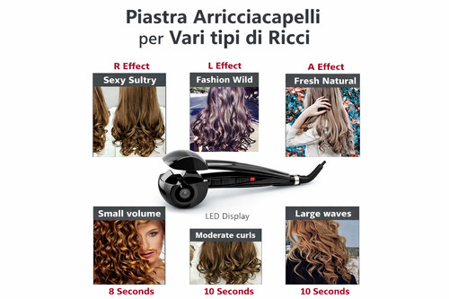 Arricciacapelli ferro capelli - arricciacapelli,
