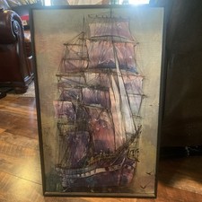 Vintage MCM 3D String Art