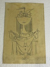 Quadro WIFREDO LAM su carta