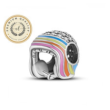 Rainbow Helmet Charm For