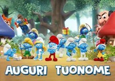 Cialda PUFFI ANIMATI BLU con