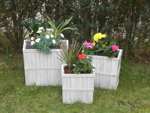Cestini legno shabby - 3,
