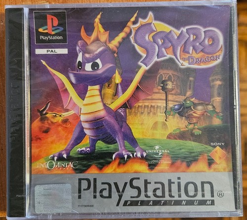 Spyro the dragon ps1 sealed - dragon,