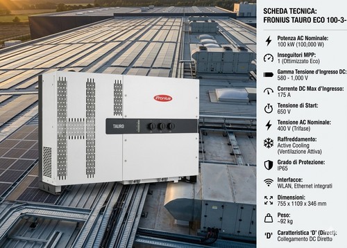 Inverter fronius tauro - inverter, eco