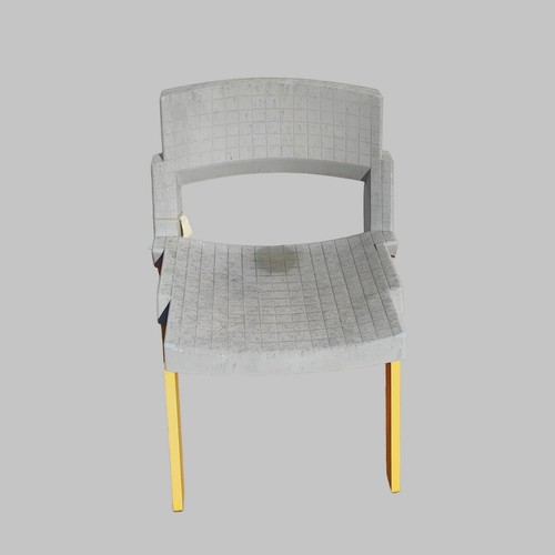 Sedia plastica ferro - e, di