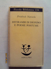 Friedrich Nietzsche Ditirambi