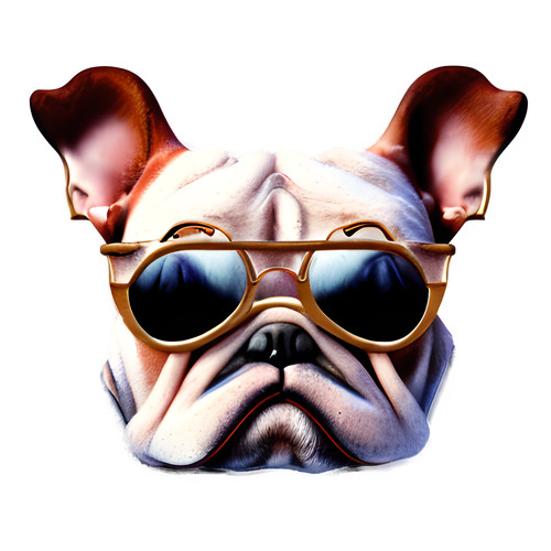 Adesivi auto bulldog inglese - adesivi,