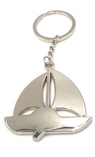 Portachiavi Veliero Barca Nave Argento Metallo Charm