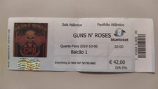 Ticket Guns N Roses