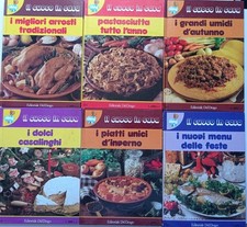 Libro Cucina Il Cuoco In Casa Editoriale Del Drago 1979 Dal N 1 Al N 6 Vintage
