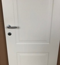 10 PANNELLI porte interne a battente pantografate laccate bianco con maniglia