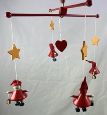 Mobile in legno Natale vintage