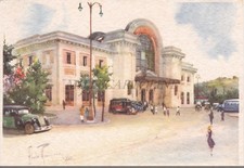 SALSOMAGGIORE - Stazione Ferrovie Stato, Da Acquerello Aldo Raimondi, Cartolina