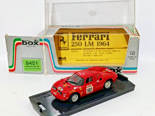 Model box ferrari 250 43 - box,