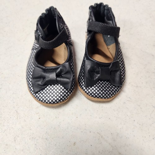 Robeez nero argento - nero, pelle