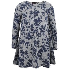 Bambine Grigio Swing Abito