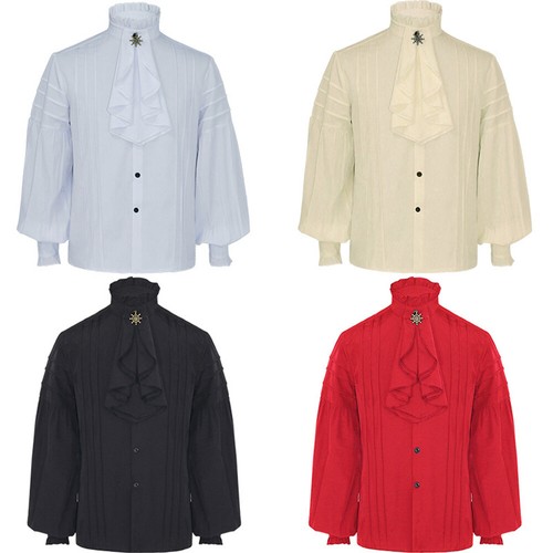 Uomo medievale pirata camicia - uomo,